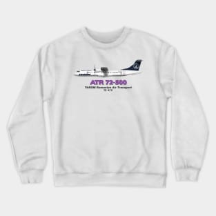 Avions de Transport Régional 72-500 - TAROM Romanian Air Transport Crewneck Sweatshirt